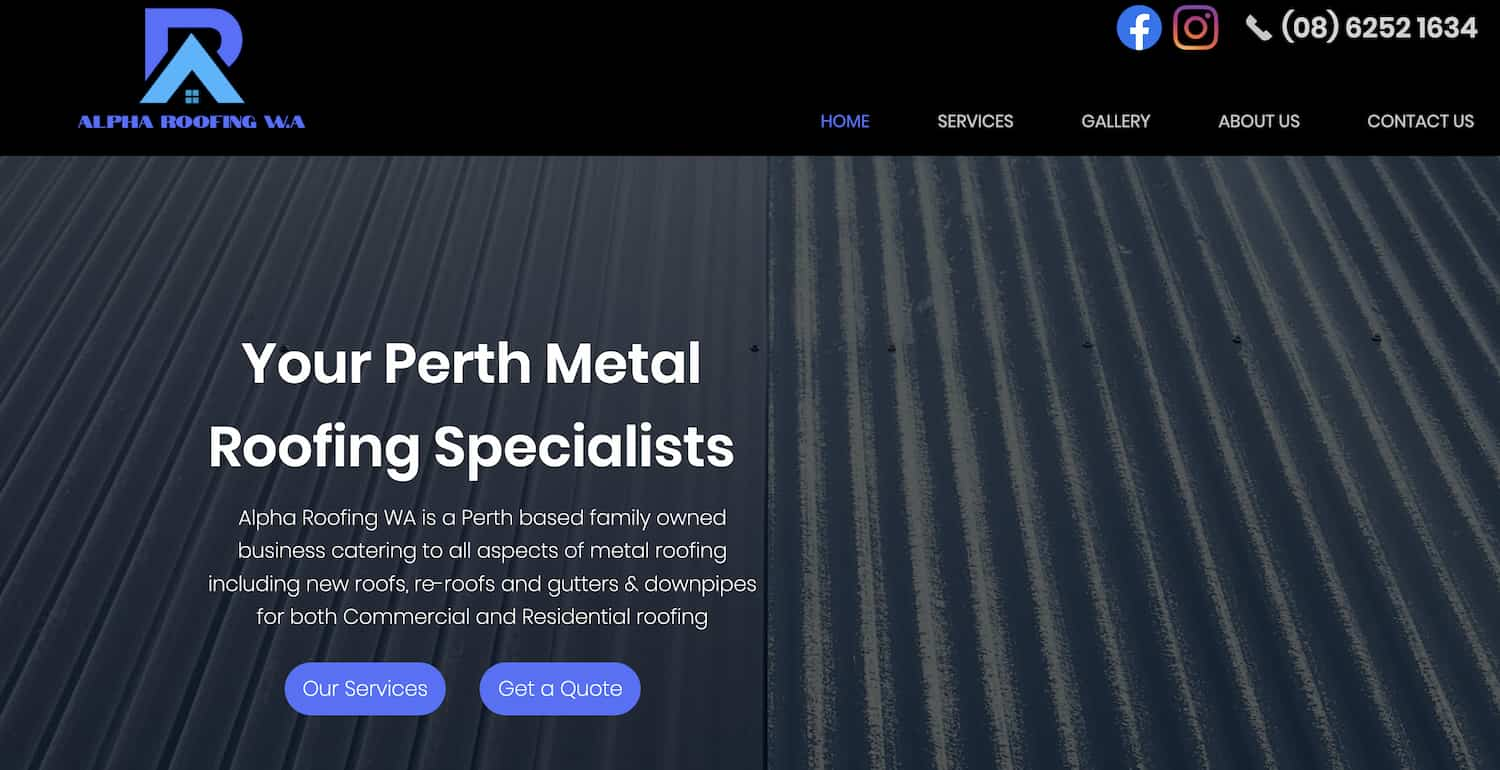 roof repairs perth